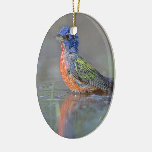 Mann gemalte Flagge Keramikornament (Links)