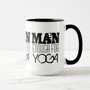 MANN GENUG FÜR Yoga-Text Tasse
