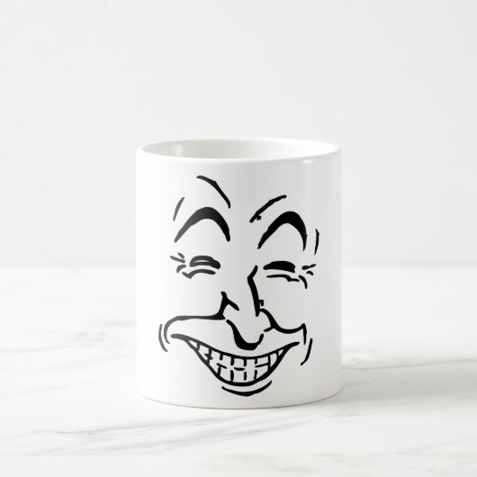 Mann, Gesicht, Lächeln Kaffeetasse (Mittel)
