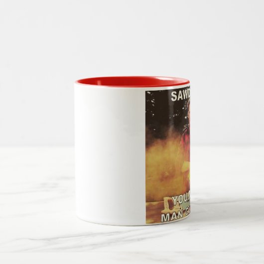 Mann-Glitzer Zweifarbige Tasse (Mittel)