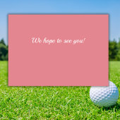 Mann Golf Putting Sechzig 60. Geburtstag Einladung
