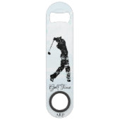 *~* Mann-Golf spielender Speed Flaschenöffner (Rückseite)