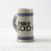 Mann Gottes - Betender Mann Becher Bierglas (Vorderseite Links)