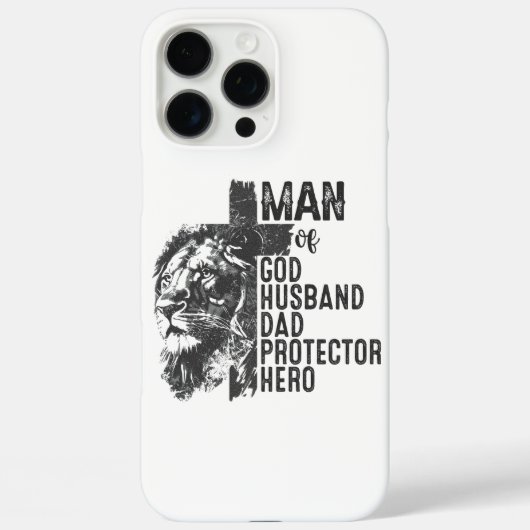 Mann Gottes Case-Mate iPhone Hülle (Rückseite)