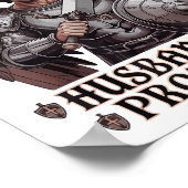 Mann Gottes Ehemann Papa Christlich Jesus gesegnet Poster (Ecke)
