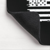 Mann Gottes Ehemann Vater Christ Amerikanische Fla Mousepad (Ecke)
