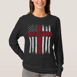 Mann Gottes Ehemann Vater Grandad Jesus Gott Relig T-Shirt