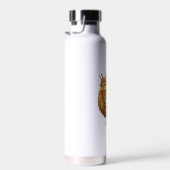 Mann Gottes Löwenkronendesign - Mann, Papa Trinkflasche (Rechts)