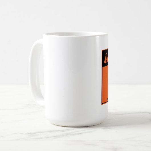 Mann-Grippe-Opfer-Tasse Kaffeetasse (Vorderseite Links)
