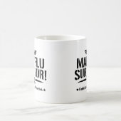 Mann-Grippe-Überlebender – Kampfgetestet, von der Kaffeetasse (Mittel)