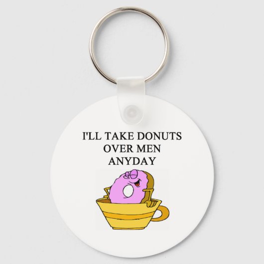 Mann hasende Frau Witz Schlüsselanhänger (Vorderseite)