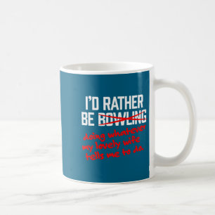 Mann Hemd Bowling Liebevolle Ehefrau Bowler Sagt Kaffeetasse