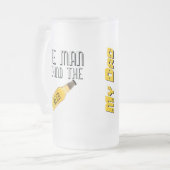 Mann hinter dem Bier - Tasse meines Vaters (Vorderseite Links)