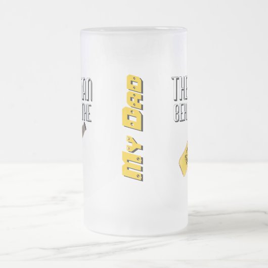 Mann hinter dem Bier - Tasse meines Vaters (Mittel)