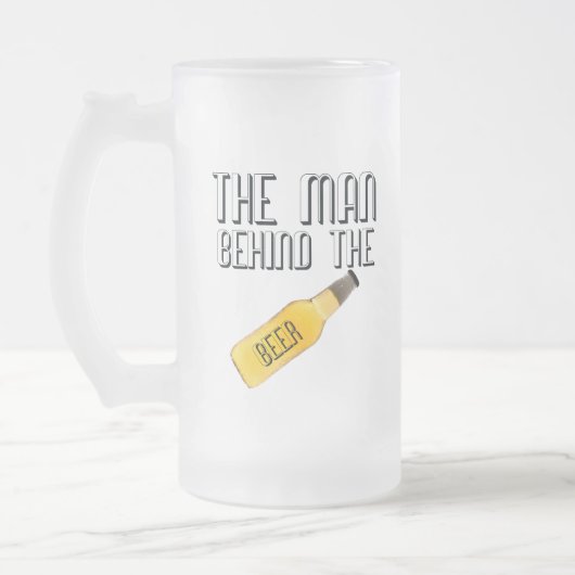 Mann hinter dem Bier - Tasse meines Vaters (Links)