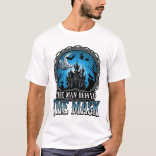 Mann hinter Maske Halloween Spukhaus Hexe_1 T-Shirt