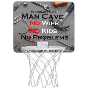 Mann-Höhlen-Basketballkorb Mini Basketball Netz