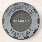 Mann-Höhlen-Eigentum von Getränkeuntersetzer (Vorne)