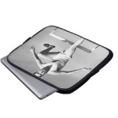 Mann Hurdling Laptopschutzhülle (Vorne Knopf)