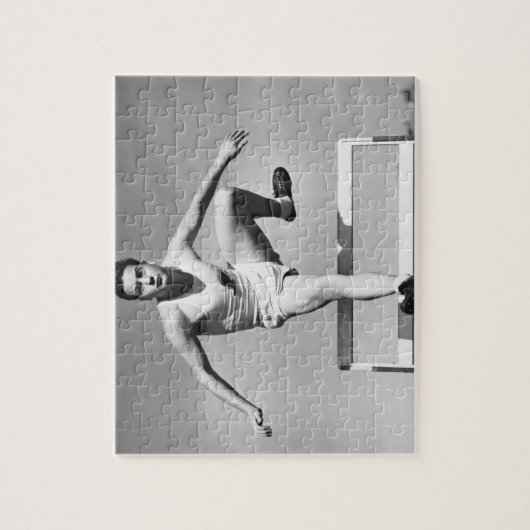 Mann Hurdling Puzzle (Vertikal)