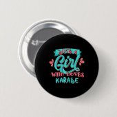 Mann I Liebe Fall Funny Skeleton Pumpkin Halloween Button (Vorne & Hinten)
