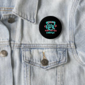 Mann I Liebe Fall Funny Skeleton Pumpkin Halloween Button (Beispiel)