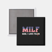 Mann I Liebe Felon Funny Trump 2024 Magnet (Vorderseite/Rückseite)