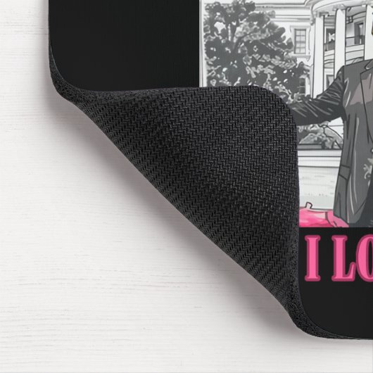 Mann I Liebe Felons Donald Trump Pink Funny 2024 E Mousepad (Ecke)