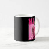 Mann I Liebe Felons Funny Pink Trump 2024 für Präs Kaffeetasse (VorderseiteRechts)