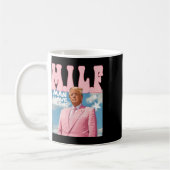 Mann I Liebe Felons Funny Trump Pink 2024 für Präs Kaffeetasse (Links)