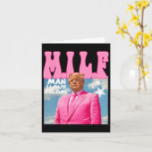 Mann I Liebe Felons Funny Trump Pink 2024 für Präs Karte (Gelbe Blume)