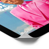 Mann I Liebe Felons Funny Trump Pink 2024 für Präs Poster (Ecke)