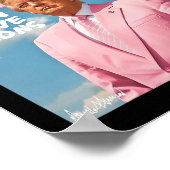 Mann I Liebe Felons Funny Trump Pink 2024 für Präs Poster (Ecke)