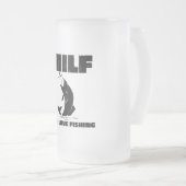 Mann I Liebe Fischen Mattierter Tasse (VorderseiteRechts)