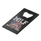 Mann I Liebe Fischen rostfreier Stahl Flaschenöffn Geldbeutel Flaschenöffner (Vorderseite Schrägansicht)