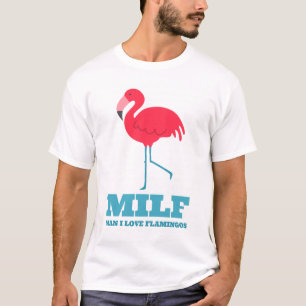Mann I Liebe Flamingos T-Shirt