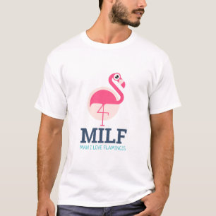 Mann I Liebe Flamingos T-Shirt