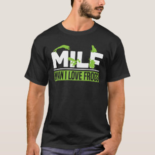 Mann I Liebe Frogs Tadpole Amphibien Herpetologe F T-Shirt