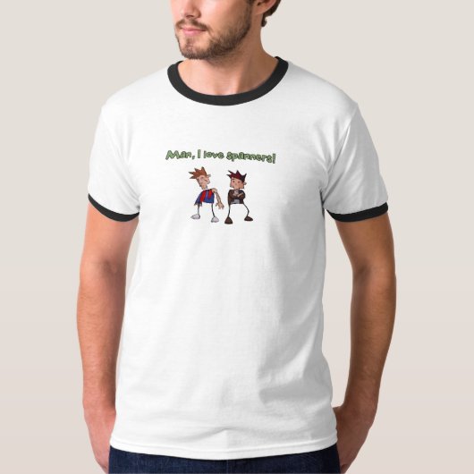 "Mann, i-Liebeschlüssel" T - Shirt (Vorderseite)