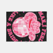 Mann ich fühle mich wie ein Bride Cowgirl Hat Disc Fleecedecke (Vorderseite (Horizontal))