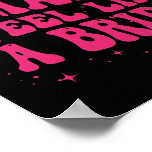 Mann ich fühle mich wie eine Bride Women Cowboy Ha Poster (Ecke)