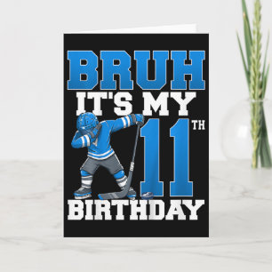 Mann, ich habe meinen 11. Geburtstag Eishockey 11  Karte
