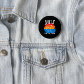 Mann, ich liebe Angeln lustig Button (Beispiel)
