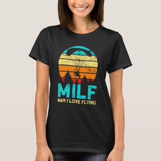 Mann, ich liebe es, Paramotor zu fliegen Paramotor T-Shirt (Vorderseite)