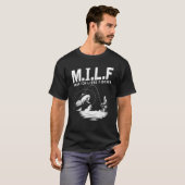 Mann Ich Liebe Fischen Angler Fishing & Blinker T-Shirt (Vorne ganz)