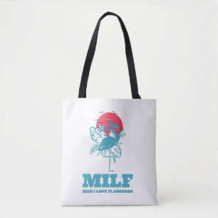 Mann, ich liebe Flamingos Tasche