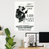 Mann! Ich möchte Poster (Heimbüro)