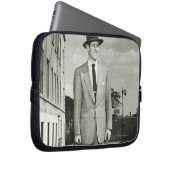 Mann im Anzug Laptopschutzhülle (Vorne Rechts)