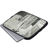 Mann im Anzug Laptopschutzhülle (Vorne Knopf)