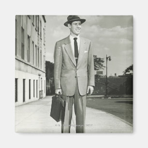 Mann im Anzug Magnet